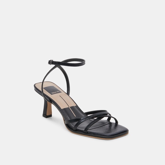 Manji Heels Patent Leather - Midnight Black - Picture 1 of 10